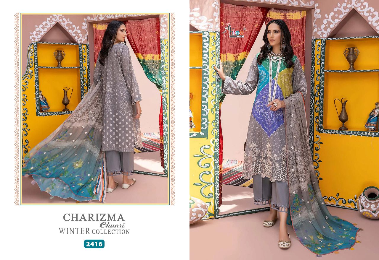 Shree Charizma Chunri Fancy Festive Wear Winter Pakistani Salwar Kameez Collection 